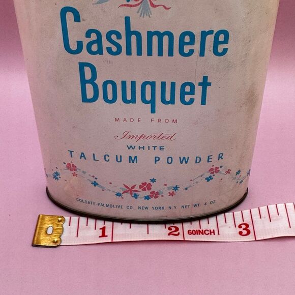 CASHMERE BOUQUET Vintage Talcum Powder Tin (Bx 3) - Picture 9 of 9